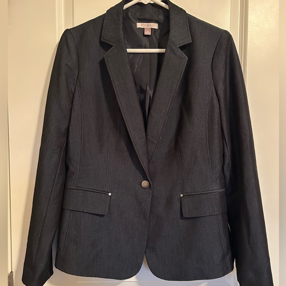 Roz and Ali grey blazer